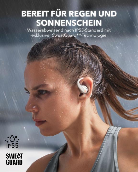 Produktbild soundcore AeroFit Pro NEW | Secure Open-Ear Sport Earbuds-Wit (14 h, Kabellos)