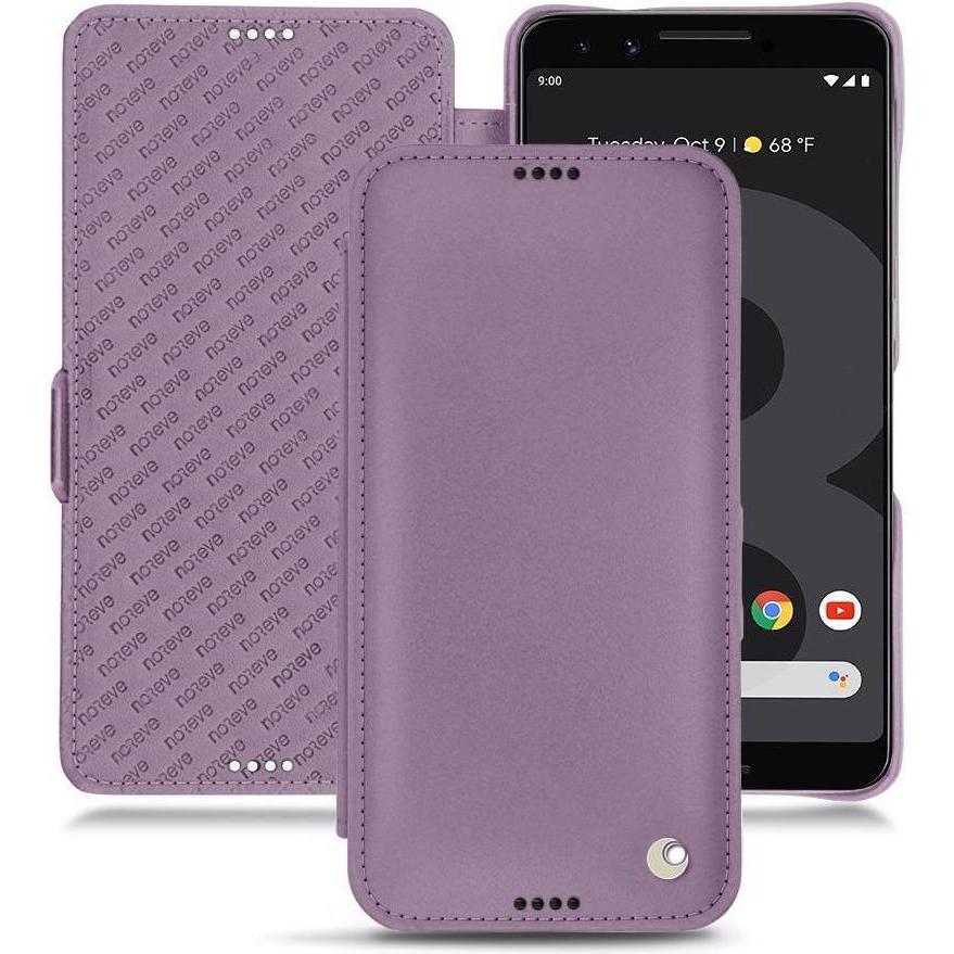 Noreve Lederschutzhülle horizontal (Google Pixel 3), Smartphone Hülle, Violett