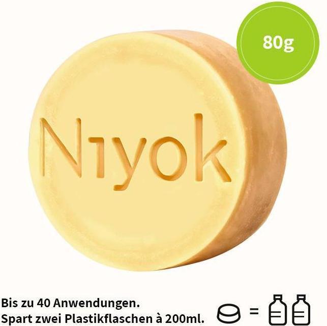 Actual product image Niyok 2in1 Green touch (Solid shampoo)
