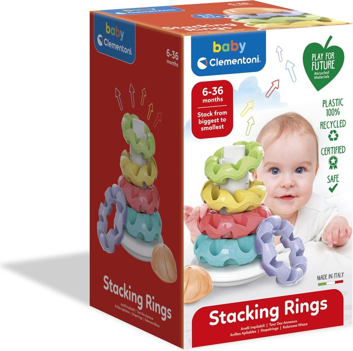 Immagine prodotto Clementoni Bambino - Anelli impilabili