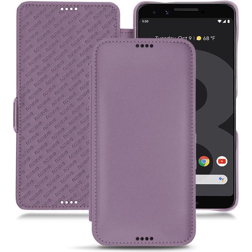Thumbnail - Noreve Lederschutzhülle horizontal (Google Pixel 3), Smartphone Hülle, Violett