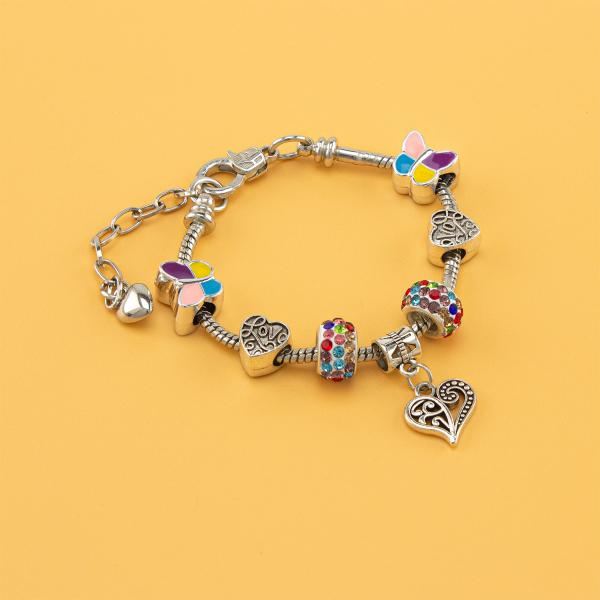 Immagine prodotto Ulysse Couleurs d'Enfance Bracciale molto bello con motivo a cuore (Metallo)