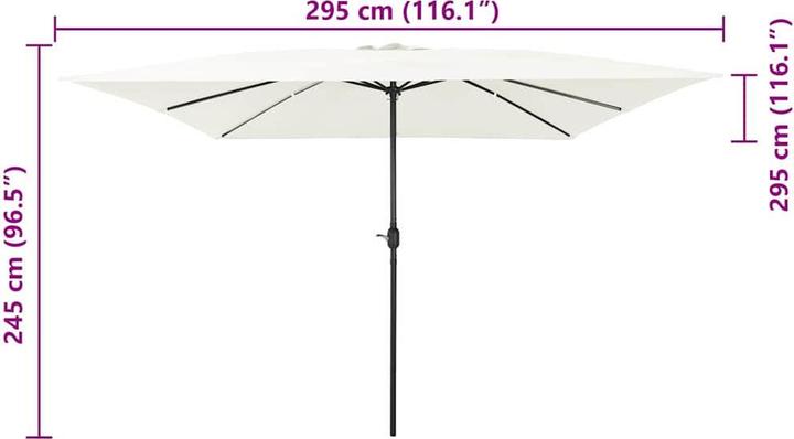 Produktbild vidaXL Terrassenschirm (2.95 m)