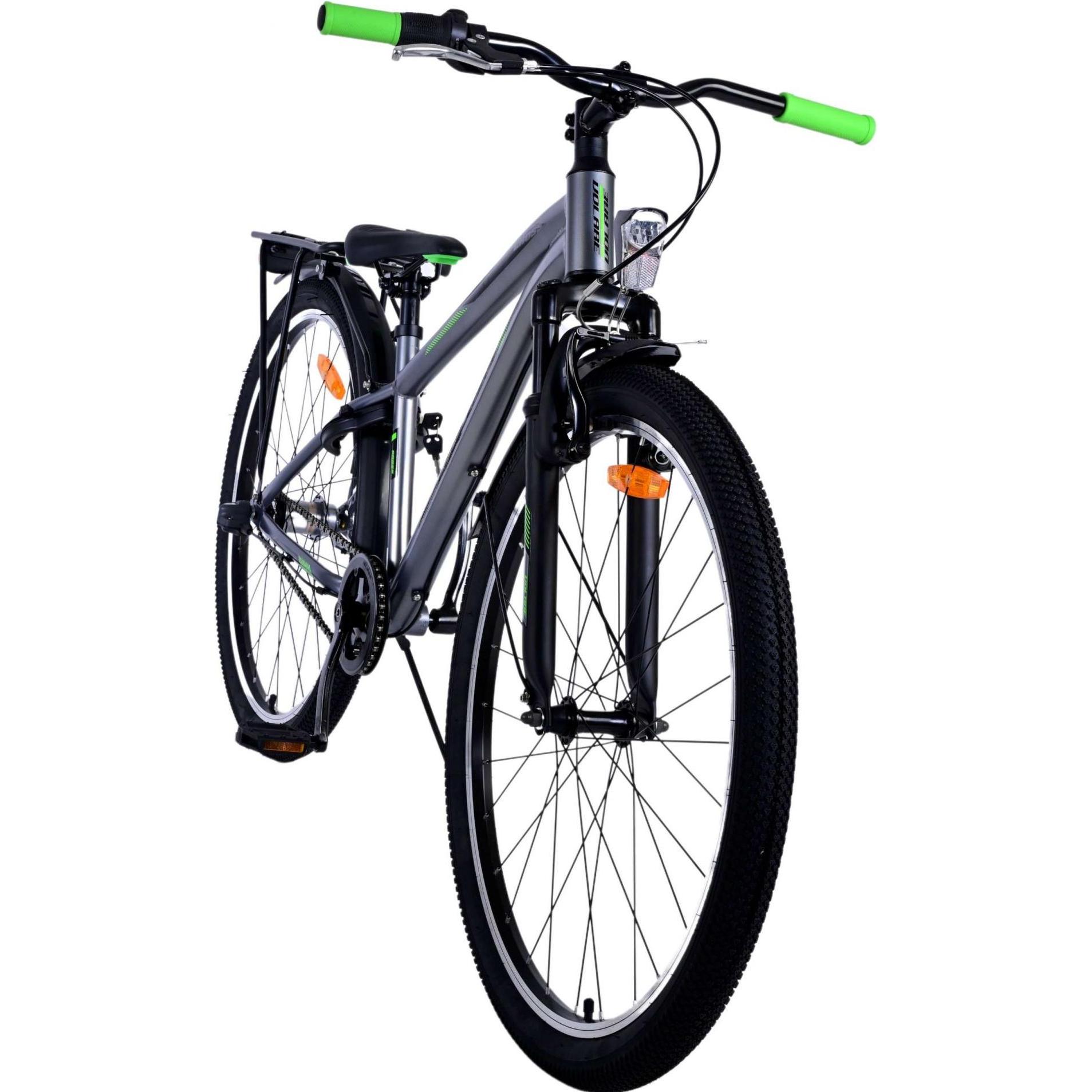 Volare Cross Kinderfiets - Jongens - 26 inch - donker Grijs - 3 Versnellingen (26") (22637)