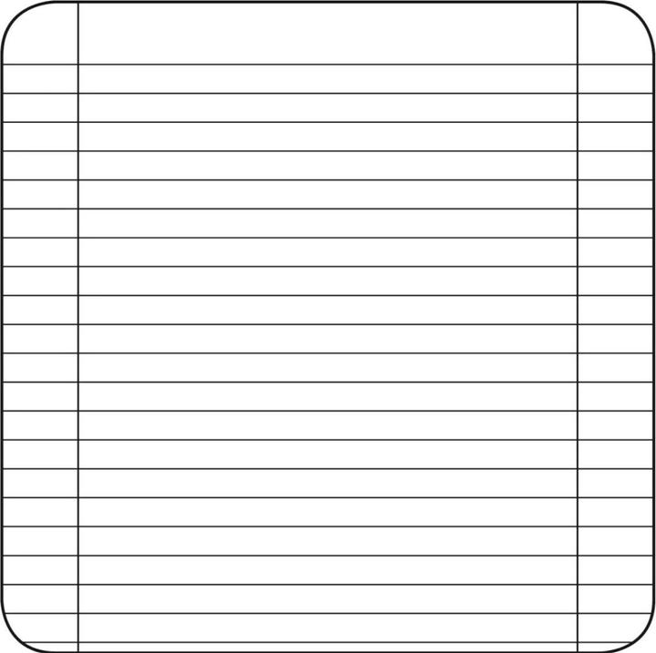 Produktbild Herlitz Collegeblock x.book Fearless liniert DIN A4 Innen- und Aussenrand (A4, Liniert)