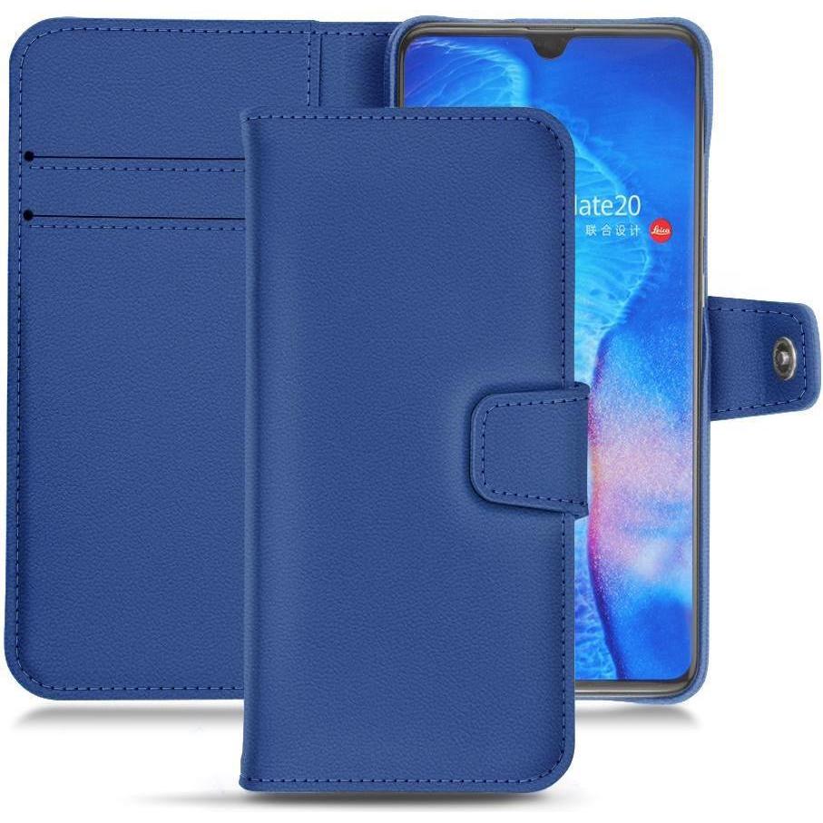 Thumbnail - Noreve Lederschutzhülle Wallet (Huawei Mate 20), Smartphone Hülle, Blau