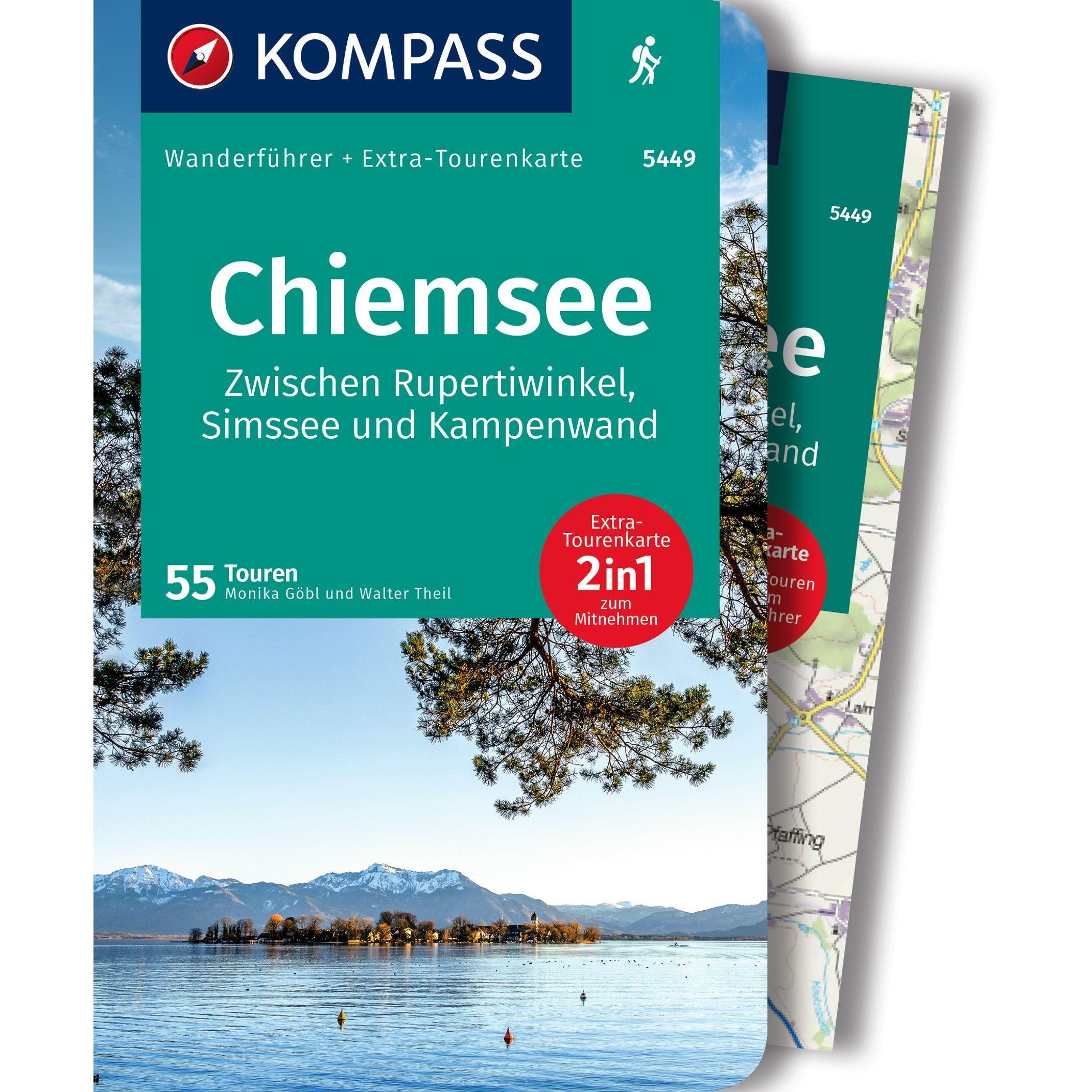 Wanderführer Chiemsee, Zwischen Rupertiwinkel, Simssee und Kampenwand, 55 Touren, Ratgeber von Walter Theil, Monika Göbl