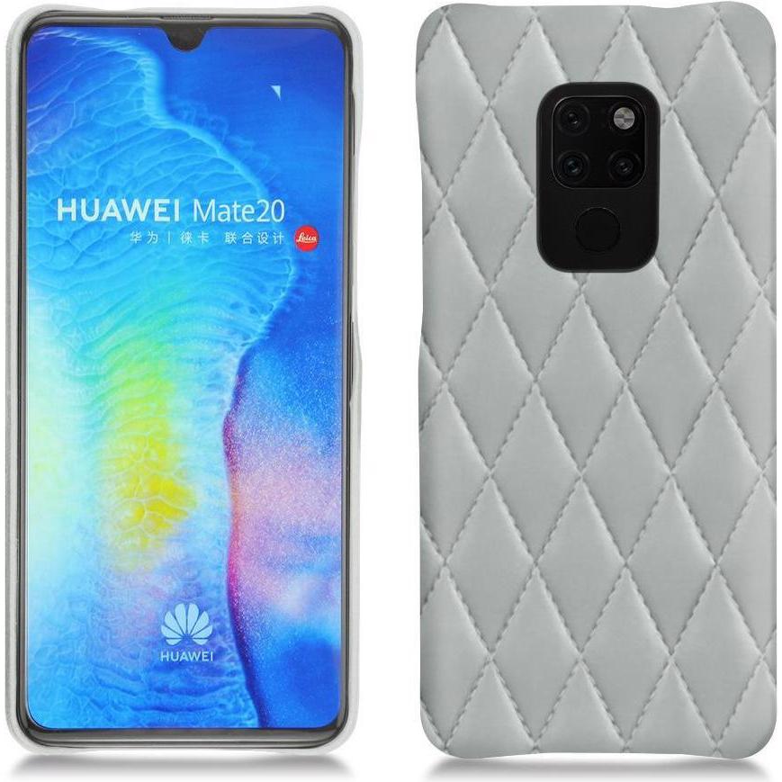 Noreve Lederschutzhülle (Huawei Mate 20), Smartphone Hülle, Grau