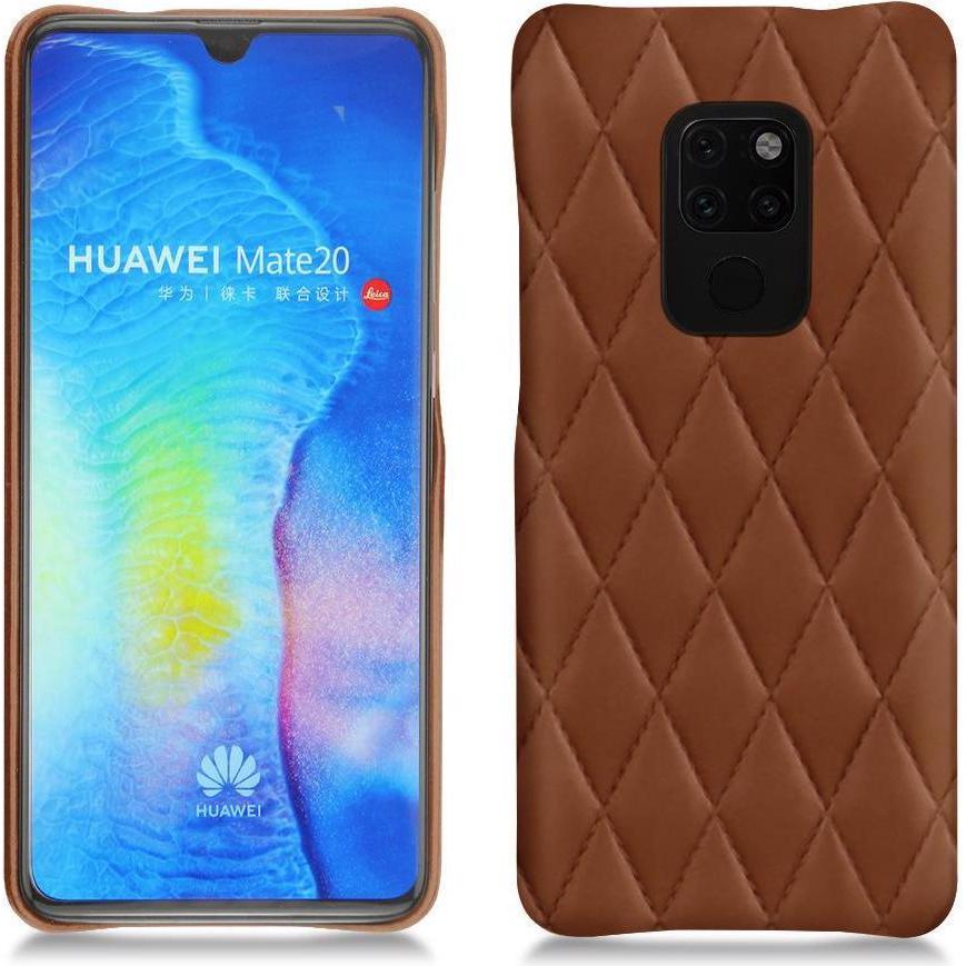 Noreve Lederschutzhülle (Huawei Mate 20), Smartphone Hülle, Braun