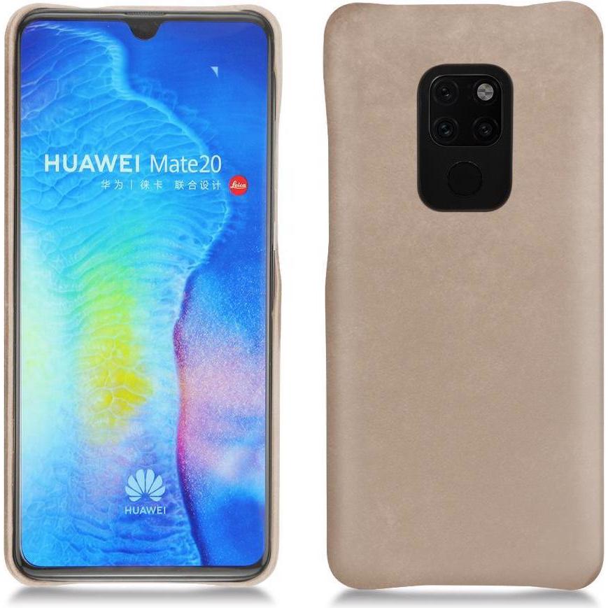 Thumbnail - Noreve Lederschutzhülle (Huawei Mate 20), Smartphone Hülle, Beige