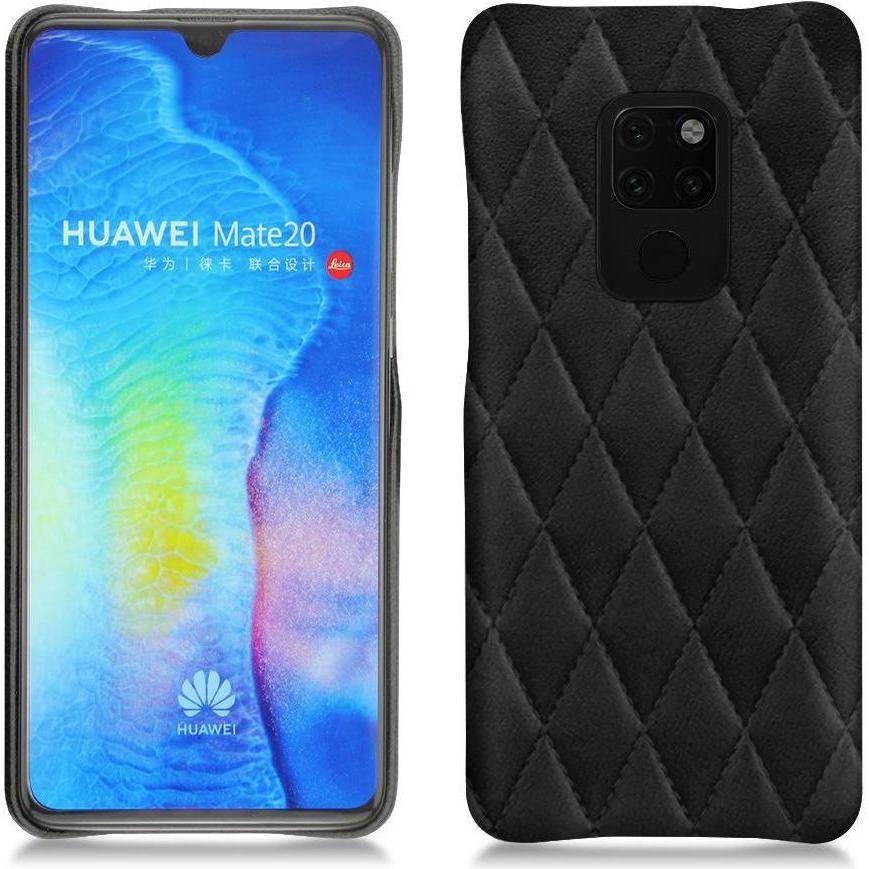 Noreve Lederschutzhülle (Huawei Mate 20), Smartphone Hülle, Schwarz