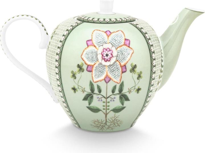 PIP Studio Lily&Lotus Tiles Light Green Teekanne 1,6l (1.60 l)