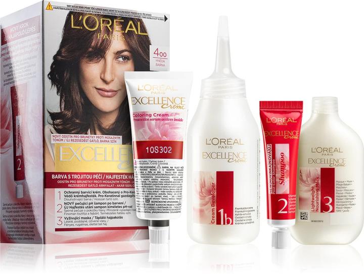 Produktbild L'Oréal Paris Loreal Professionnel - Excellence Creme 4 Brown (400 Braun)