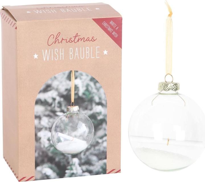 Immagine prodotto Something Different Christmas Wish Vetro Appendere Pallina