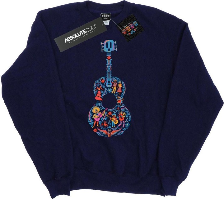 Actual product image Disney Mens Coco Guitar Pattern Sweatshirt (3XL)