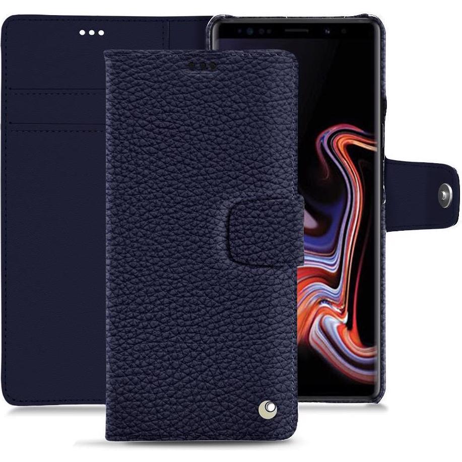 Noreve Lederschutzhülle Wallet (Samsung Galaxy Note 9), Smartphone Hülle, Violett