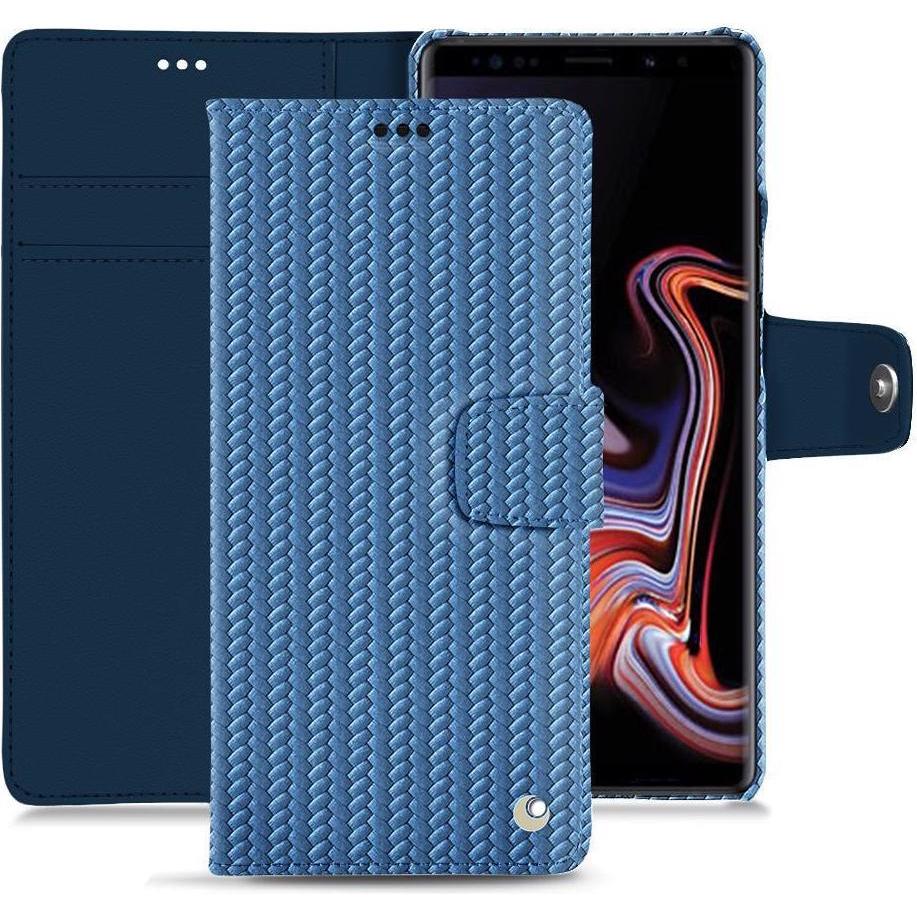 Thumbnail - Noreve Lederschutzhülle Wallet (Samsung Galaxy Note 9), Smartphone Hülle, Blau