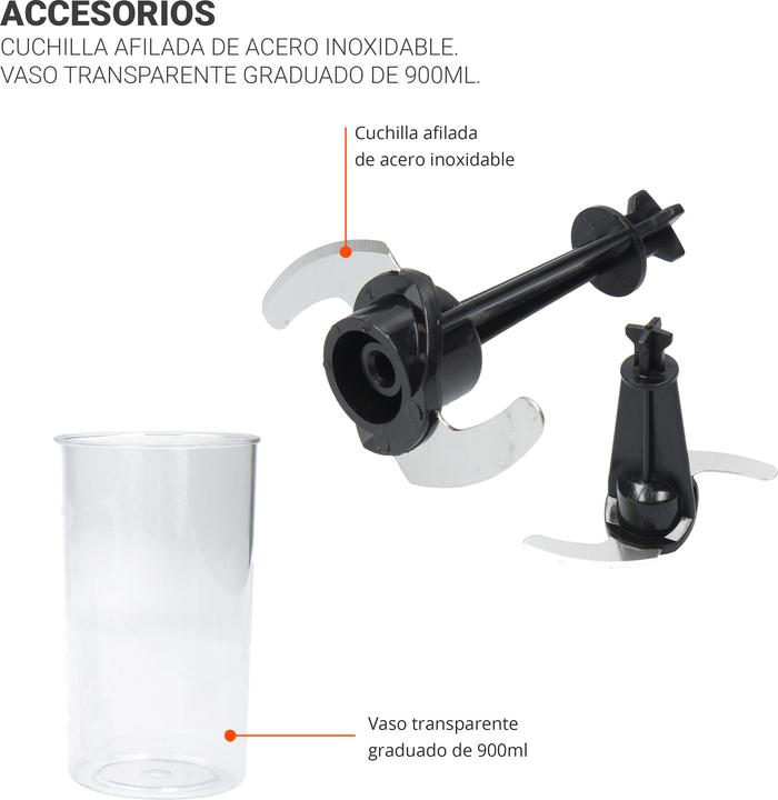 Immagine prodotto TM Electron Miscelatore manuale in acciaio inox 1200 W