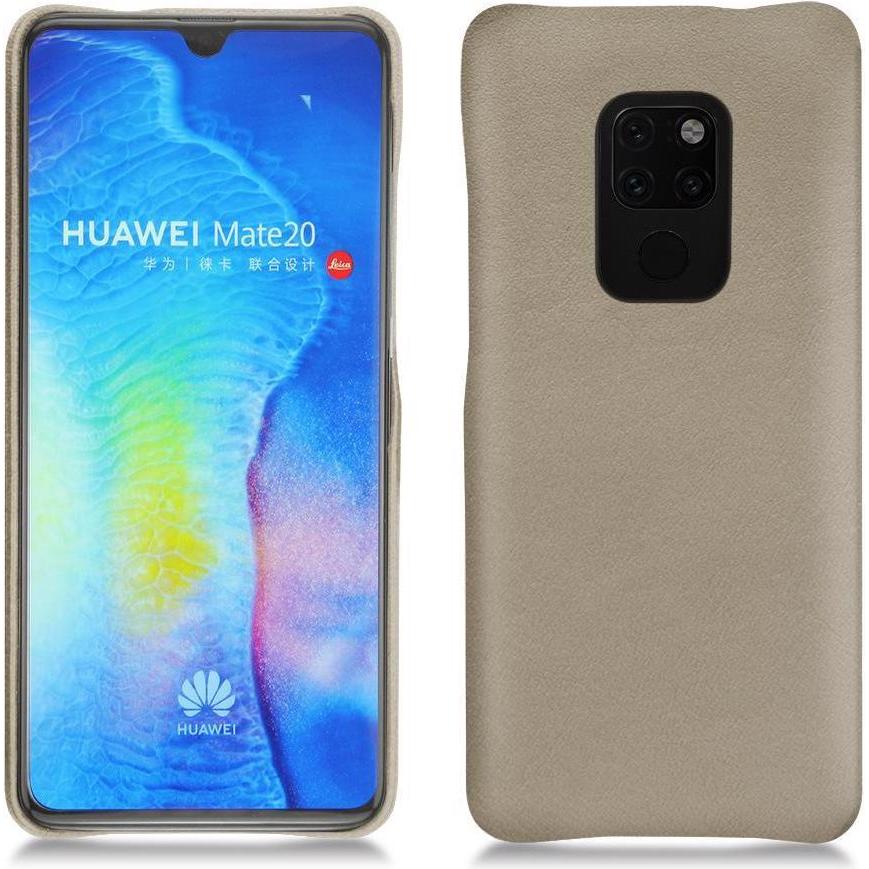 Noreve Lederschutzhülle (Huawei Mate 20), Smartphone Hülle, Beige