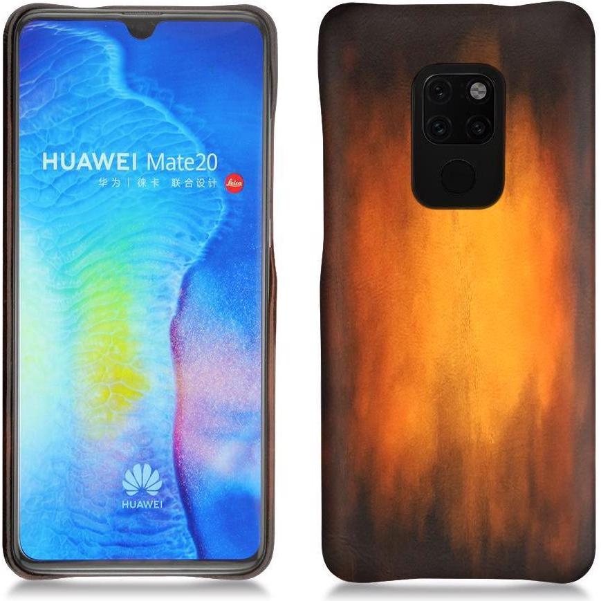 Noreve Lederschutzhülle (Huawei Mate 20), Smartphone Hülle, Violett
