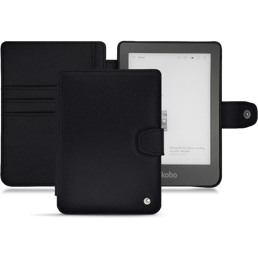 Noreve Lederschutzhülle Wallet (Clara HD), eReader Zubehör, Schwarz