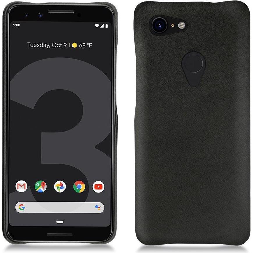 Noreve Lederschutzhülle (Google Pixel 3), Smartphone Hülle, Schwarz