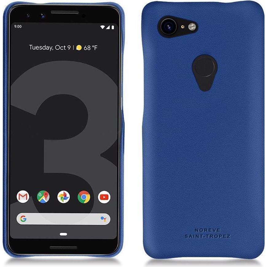 Noreve Lederschutzhülle (Google Pixel 3), Smartphone Hülle, Blau