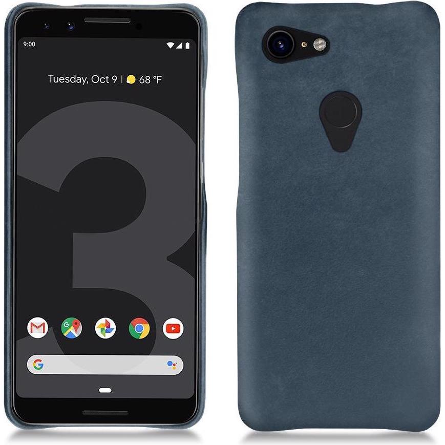Noreve Lederschutzhülle (Google Pixel 3 XL), Smartphone Hülle, Blau