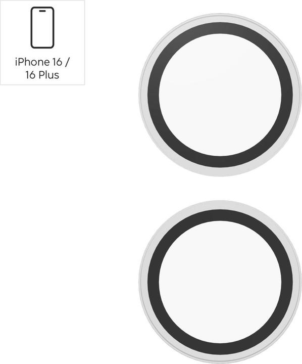 Actual product image Hama Lens Protect (2 pcs., Apple iPhone 16, Apple iPhone 16 Plus, Apple iPhone 17)