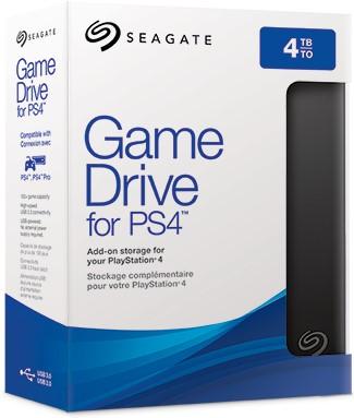 Actual product image Seagate Game Drive for PS4 (4 TB)