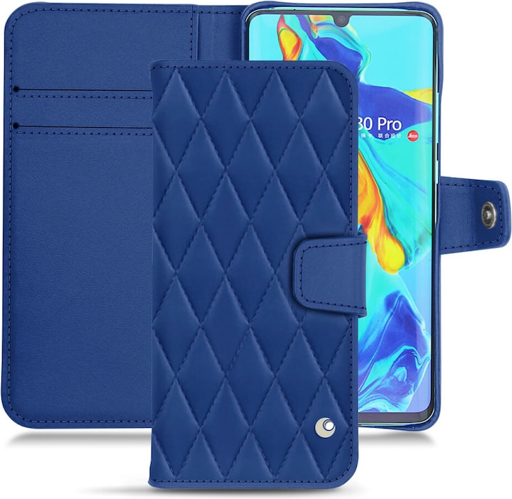 Bleu océan - Couture ( Nappa - Pantone #15458a)