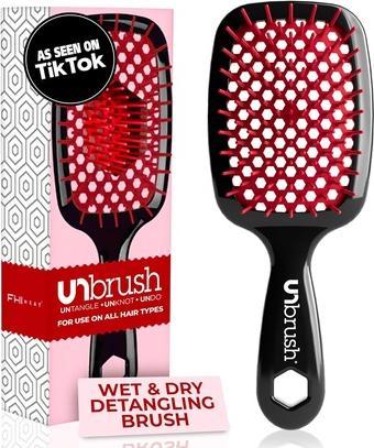 Actual product image FHI Heat Unbrush Detangling Brush for Pain-Free Brushing on All Hair Types