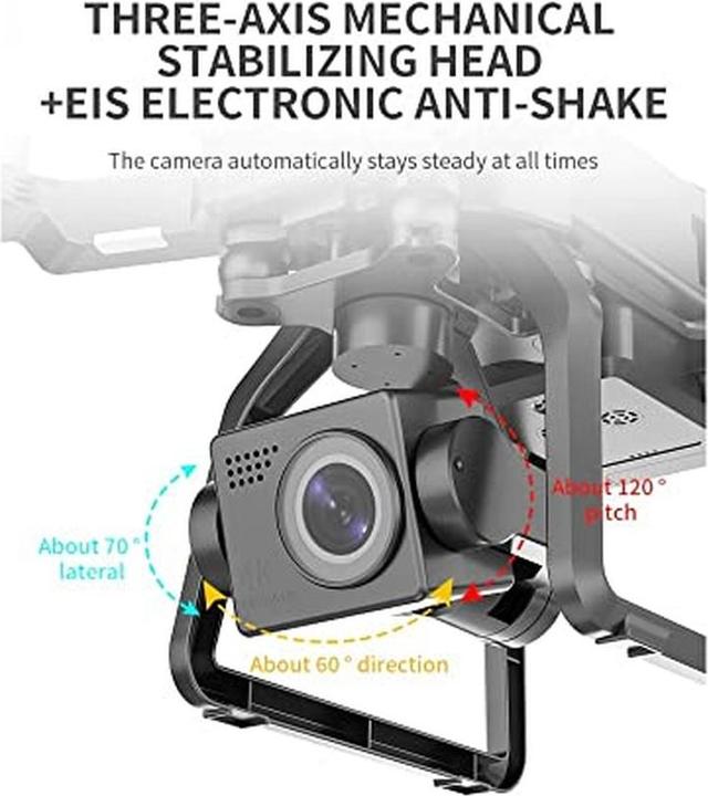 Produktbild Luxwallet Skyline Drone 15-30KM/h 4K Video WiFI GPS - 3000 Meter 5Ghz FPV 3 Axis Gimbal Luchtfotografie RC 3KM