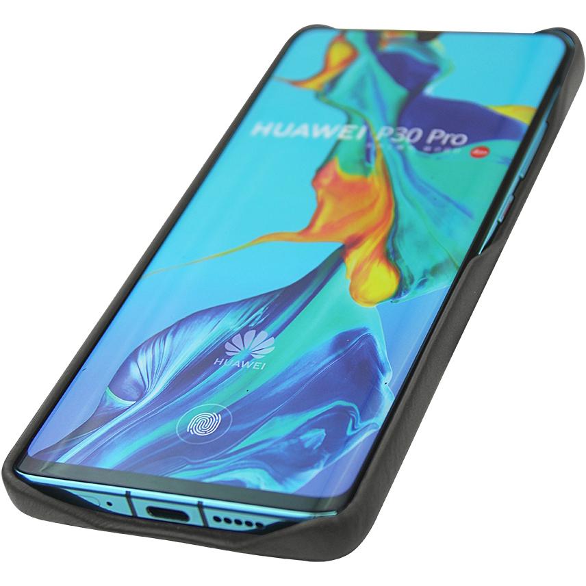 Thumbnail - Noreve Lederschutzhülle (Huawei P30 Pro), Smartphone Hülle, Grün