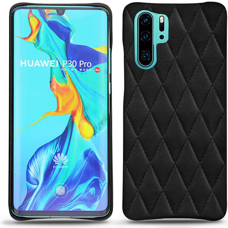 Noreve Lederschutzhülle (Huawei P30 Pro), Smartphone Hülle, Schwarz