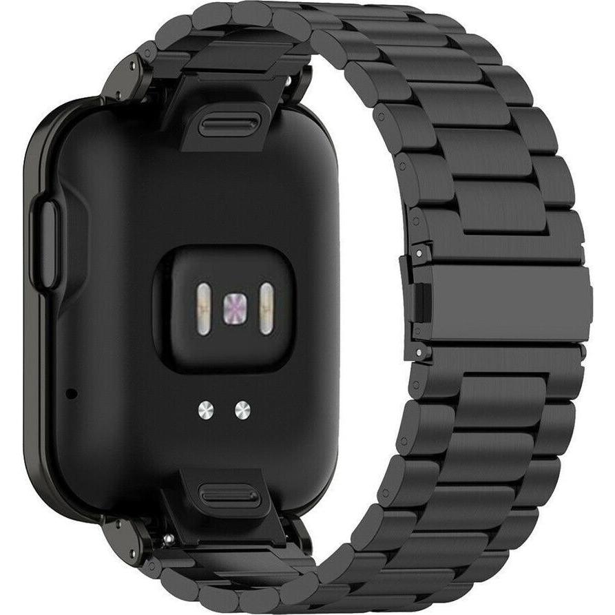 Thumbnail - Strap-it Stahlarmband (Edelstahl), Uhrenarmband, Schwarz