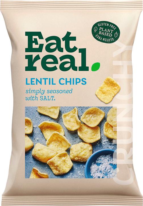 Image du produit Eat Real ER Chips de lentilles salées 95g (95 g)