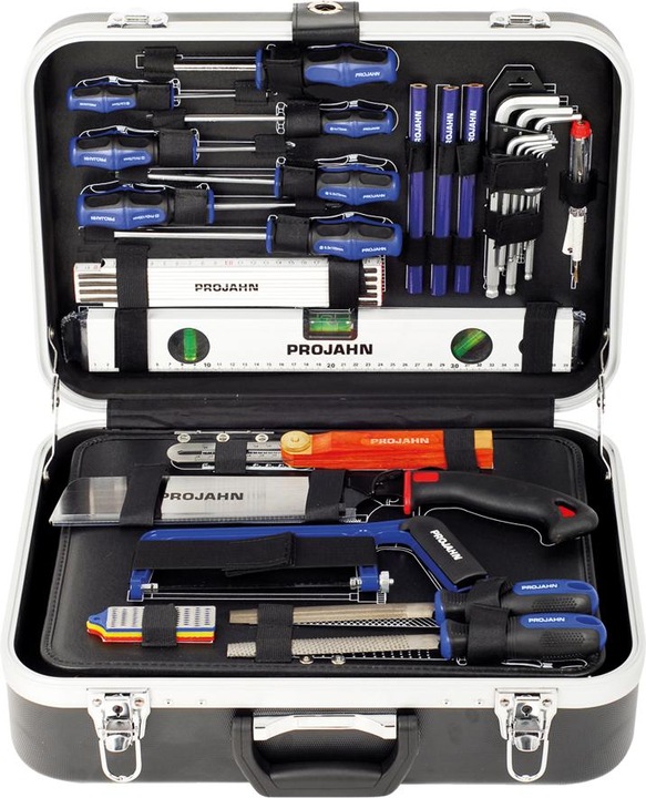 Actual product image Projahn Proficraft Toolbox CLEANER with contents 92 parts 2 drawers 8684 (92 pieces)