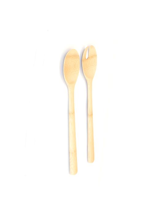 Produktbild Pebbly Salatbesteck, Bambus, 27 cm (Salatbesteck)