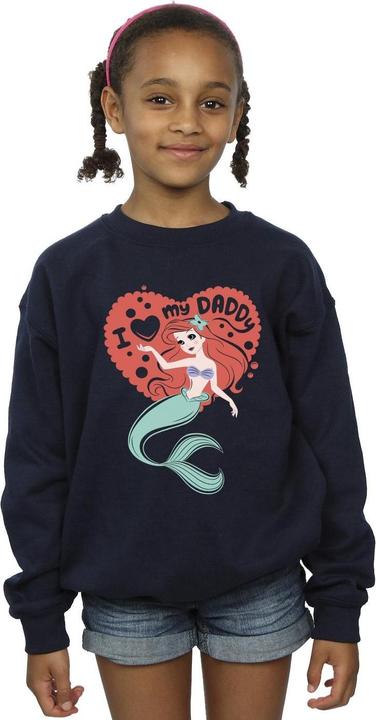 Produktbild Disney The Little Mermaid Love Daddy Sweatshirt Mädchen (140, 146)