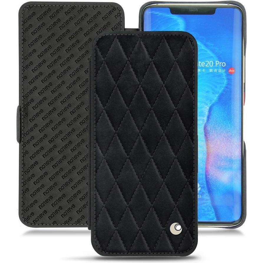 Noreve Lederschutzhülle horizontal (Huawei Mate 20 Pro), Smartphone Hülle, Schwarz