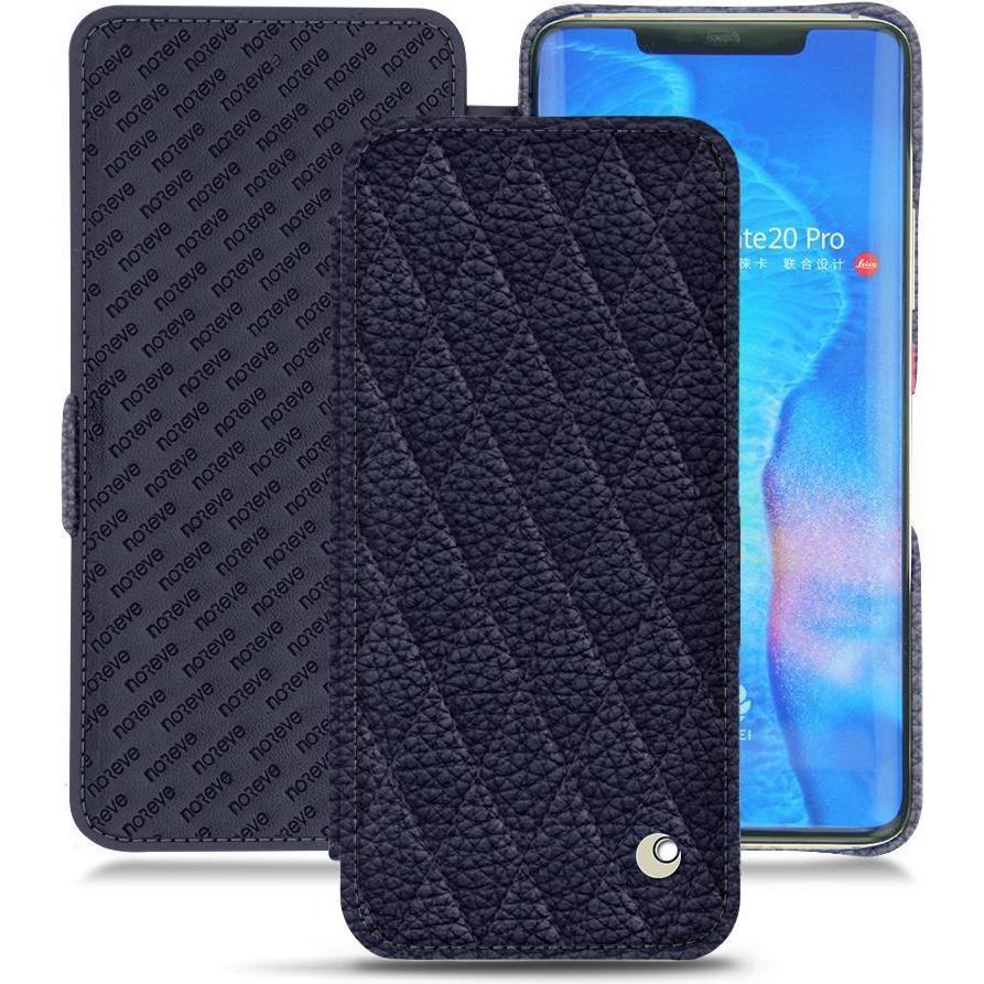 Noreve Lederschutzhülle horizontal (Huawei Mate 20 Pro), Smartphone Hülle, Violett