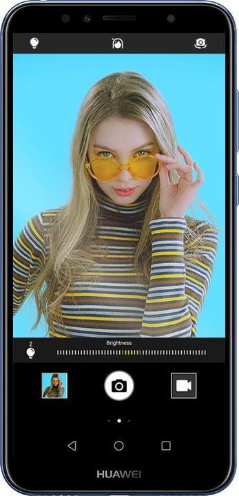 Actual product image Huawei Y6 2018 (16 GB, Blue, 5.70", Dual SIM + SD, 4G)