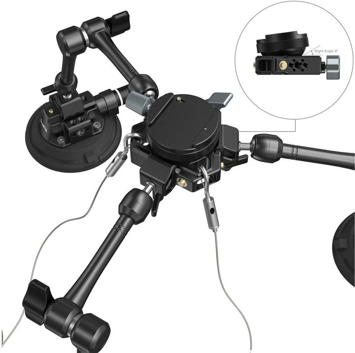 Immagine prodotto SmallRig Kit di supporto per telecamera a ventosa SC-15K (Accessori video vari)