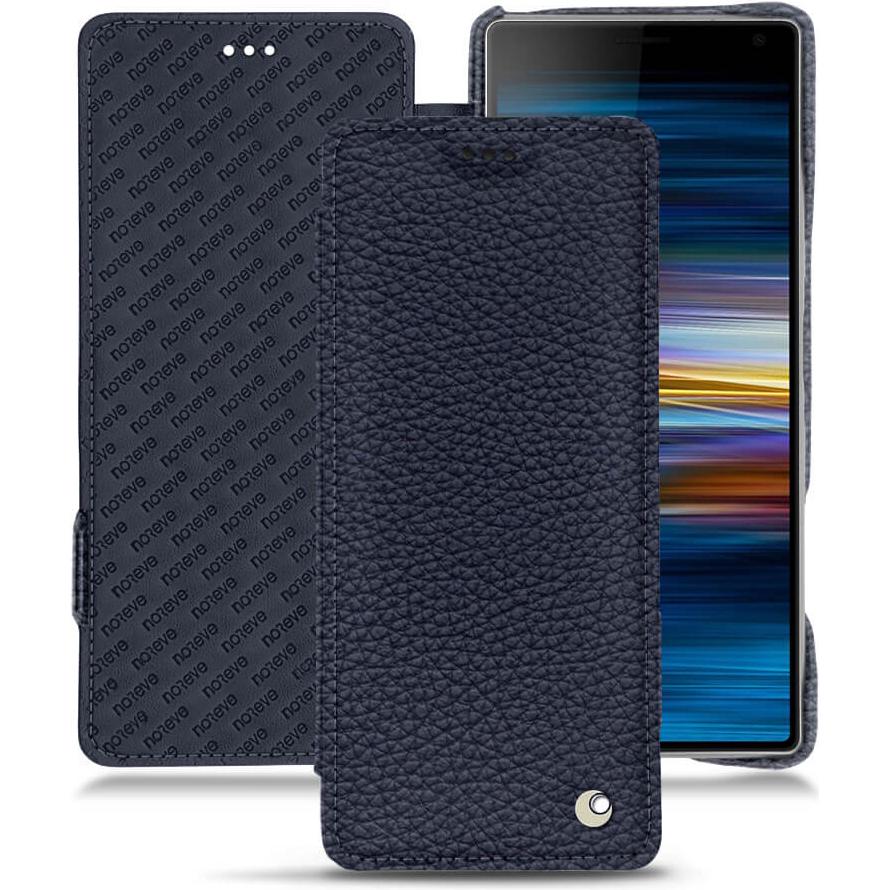 Noreve Lederschutzhülle horizontal (Sony Xperia 10 Plus), Smartphone Hülle, Violett