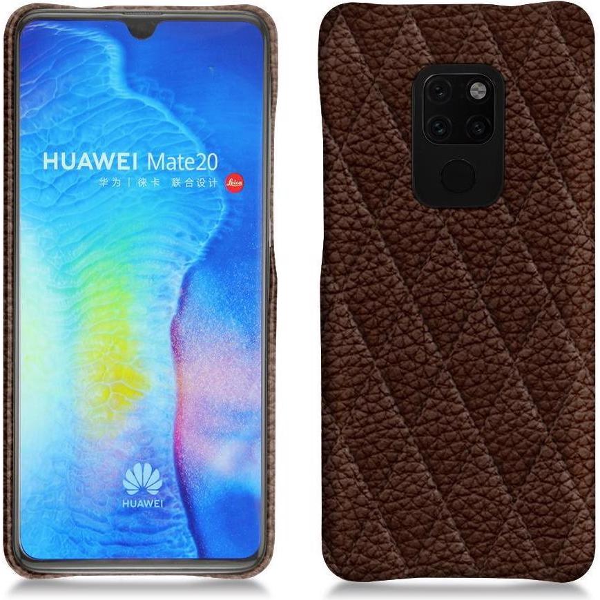 Thumbnail - Noreve Lederschutzhülle (Huawei Mate 20), Smartphone Hülle, Braun