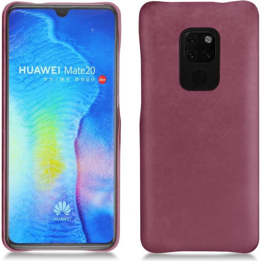 Noreve Lederschutzhülle (Huawei Mate 20), Smartphone Hülle, Violett