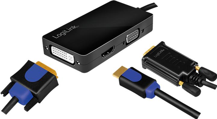 Productafbeelding LogiLink 4K Mini-DisplayPort (DVI, HDMI, VGA, 8.70 cm)