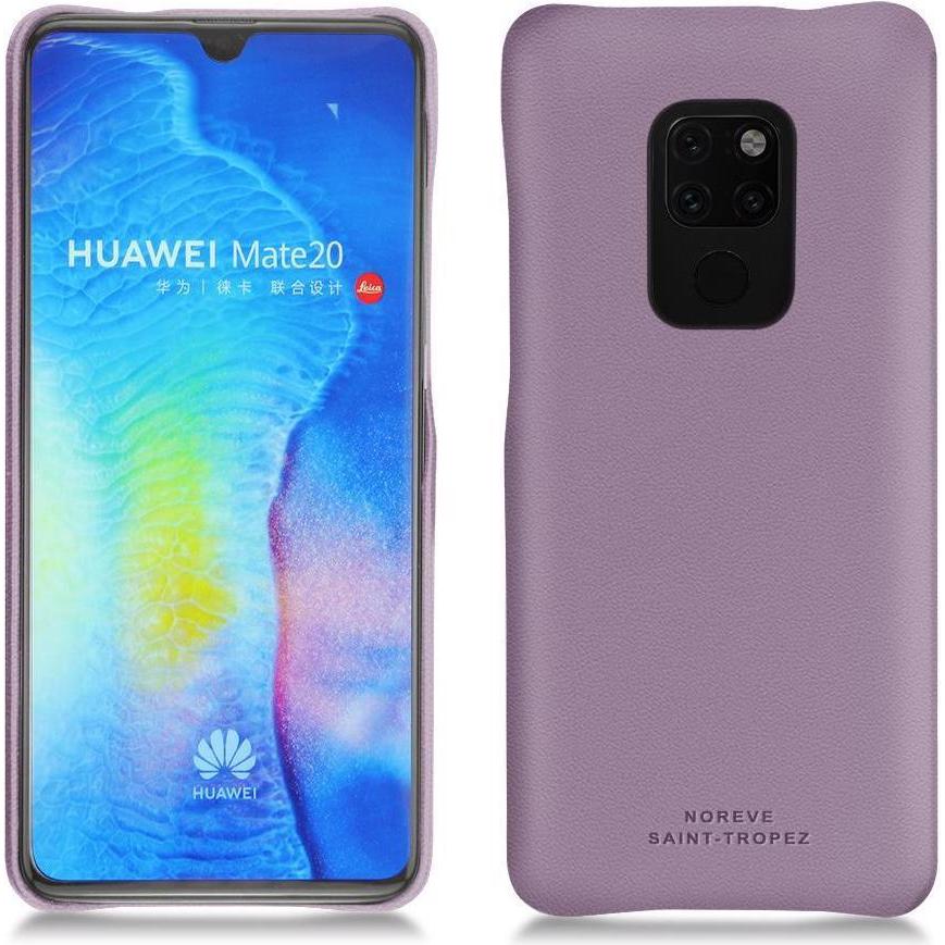 Noreve Lederschutzhülle (Huawei Mate 20), Smartphone Hülle, Violett