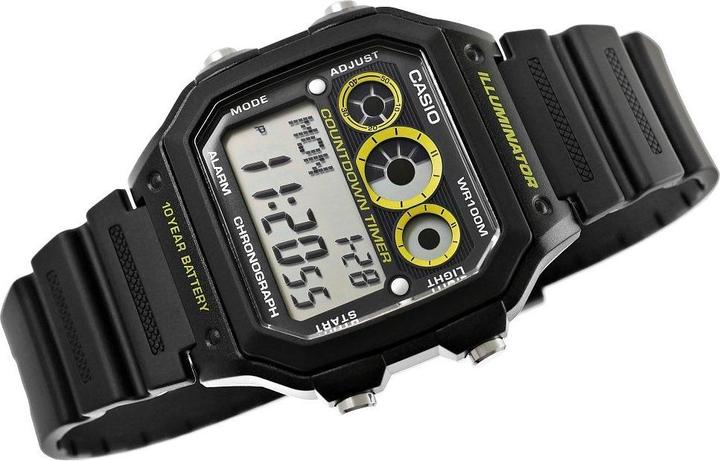 Actual product image Casio Ae-1300wh-1avef (Digital watch, 42.10 mm)